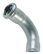 VSH böj 15 mm 90° mf/mf - M-bock XPress rostfri