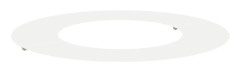 vidaXL lämplig för Flat trädring Vit Ø40/70 cm Stål