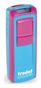 Trodat stämpel 9512 Pink Turkos — svart dyna 47x18 mm