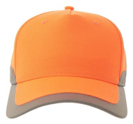 Atlantis Headwear Unisex Vuxen Helpy-S Reflekterande Strukturerad Basebollkeps Fluorescent Orange One Size