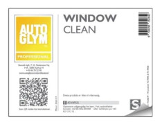 Label Autoglym Window Clean (fönsterrengöring)