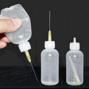 50ML Plastflaska för flytande alkohol för dispenser Kolofonium Lödflusspasta för Rengöring av Telefon-PCB Svetsreparationsverktyg