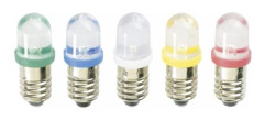 Barthelme 59102411 LED-signallampa röd E10 24 V/DC, 24 V/AC