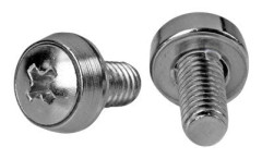 StarTech.com 50 Pkg M6 Mounting Screws for Server Rack Cabinet (CABSCREWSM6) - Skruvsats (paket om 50) - för P/N: RACK-18U-20-WALL-OA, RACK-21U-20-...