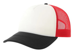 Atlantis Unisex Vuxen Rapper-S 5 Panel Återvunnen Truckerkeps med Mellanvisir