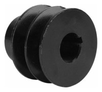 20 mm kilremsskiva – Dubbelspår för HO/NES 168F 170F GX110 GX120 GX160 GX200 7HK motorer – Gjutjärnskonstruktion