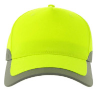 Atlantis Headwear Unisex Vuxen Helpy-S Reflekterande Strukturerad Basebollkeps Safety Yellow One Size