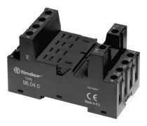 Finder 96.04.0 relä sockel för Weg Serie CWC0 (3-polig) 48.2 x 43.4 x 82.5 mm, 1 st