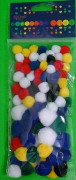 DP Craft akrylpomponer mix