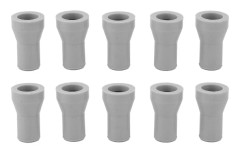 10 st salivsugrörsadaptrar spets salivejektorspetsar dentalt kirurgiskt aspiratorkit