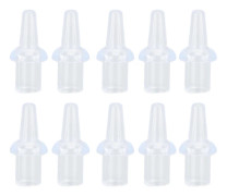 10 st silikonlavemangmunstycken 8 mm innerdiameter tvättbar mjuk privat spolningsersättning