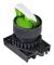 TRU COMPONENTS TC-9860172 S2SRN-L5G option key spänn anordning grön 2 x 60°