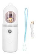 Handy Mist Sprayer USB Uppladdningsbar Ansiktsatomisering Återfuktande Lugnande Hudångare Dimmspraymaskin