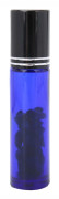 Professionell Blå Eterisk Olja Rollerflaska Enkel Bärbar Glas Roll-on Flaska 10ML Obsidianboll