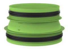 DUCO kopplingsstycke med skarv D200/D180 (M/M)
