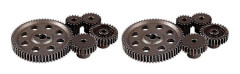 [LLC]2x Diff Differential Huvud Metall Drev 64t 17t 21t 26t 29t Motor Drev Rc Bil Del För 1/10 Rc Bil