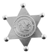 Silver Sheriff's Star