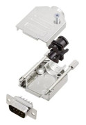 Amphenol L17DTZK09+L717SDE09P D-SUB-stiftfördelare 180° Polantal: 9 Lödhuvud 1 st