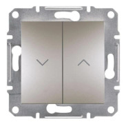 Schneider Electric jalusiknapp Asfora skruplintar utan ram br brun (EPH1300369)