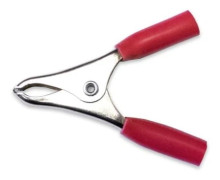 Mueller Electric BU-40A-2 batterikabelklämma stål röd klämområde max. 19 mm längd 58 mm