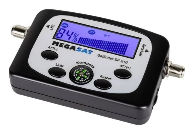 Megasat SF-210, 1 styck, Svart, Grå, Digital, F-typ, F-typ, ?DC