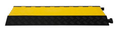 Kabelskyddsramp, 88,9x50,8x5 cm, Svart Gul, Gummi
