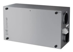 Ventilationssystem Systemair VSR400 inkl. SAVE Connect för appstyrning 1670W VF luftflöde 252 m³/h vid 125 Pa SEL 1000 J/m³
