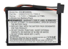 Beltrona Navigation Device Battery Ersättningsbatteri 33893701010172, T300-3 3.7 V 750 mAh