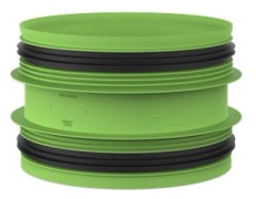 DUCO kopplingsstycke med led D180/D180 (M/M)