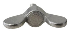 TOOLCRAFT 827808 Vingskruv M4 10 mm DIN 316 Stål förzinkad 10 st