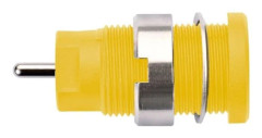 Schützinger DI SEB 8632 Ni / GE säkerhetsinfälld hylsa, stiftdiameter 1,9 mm, gul, 1 st