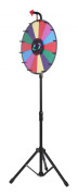 Lyckohjul, 45 cm diameter, 14 fack, justerbar höjd 117x155 cm, färg, akryl, spel