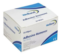 Adhesive remover servett, Welland, 15x7,5cm, 1,95 ml, silikonbaserad, alkoholfri
