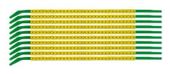 Brady SCNG-09-4, Svart, Gul, Nylon, 300 styck, 2,5 mm, 3 mm
