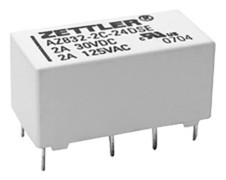 Zettler Electronics AZ832P2-2C-12DE kretskortrelä 12 V/DC 3 A 2 x växlare