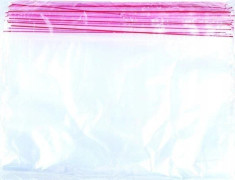 Office Products dragkedjeväska LDPE 350x450 mm 100 st transparent