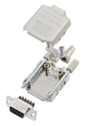 Amphenol L17DPPK15-M+L77DA15SST D-SUB genomförningsrad-sats 180° poltal 15 skruvar 1 st
