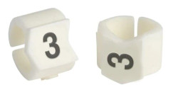 Brady SCN-23-3, Svart, Vit, Nylon, 50 styck