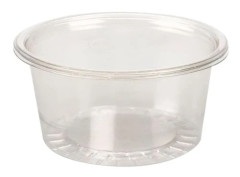 Portionsmugg, ABENA Cater-Line, 3,6 cm, Ø7,5 cm, 100 ml, klar, PET/RPET - (10 st.)