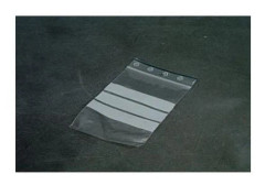 Dragkedjepåse 80x120 mm 50 my med skrivfält LDPE m/100 st - (kartong med 10 förpackningar)