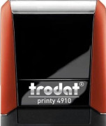 Trodat stämpel 4910 röd - svart dyna 26x9 mm