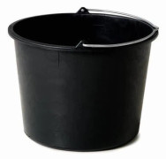 Murarhink Gripline 20l PE-plast svart