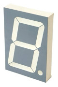 Kingbright 7-segmentsdisplay röd 8 V SC23-12EWA