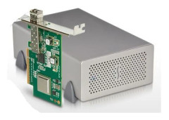 Sonnet Echo Express SE 10GbE, Thunderbolt, Fiber, Full höjd, SFP+, Grön, Metallisk, 10 Gbit/s