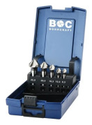 Bohrcraft försänkningssats KS5-K 6,3–25,0 mm DIN 335C HSS-E Co5 90°, 5 delar ABS-box