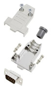 TRU COMPONENTS TCDTNT09MDBPK D-Sub stiftlistset 7708800, 180°, 9-polig löd, 1 st