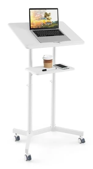 Mobil talarstol, 60×41×104 cm-50,5cm, vit , Star