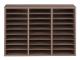 Litteraturorganisatör, 31.5x29.7x55 cm, Svart-Grå, Förvaring i trä