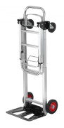 Magasinvagn, Fällbar och omvandlingsbar aluminium, 38,4x40,2x107,5 cm, Extra robust