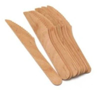 Okko Disposable Wooden Knifes 10Pcs